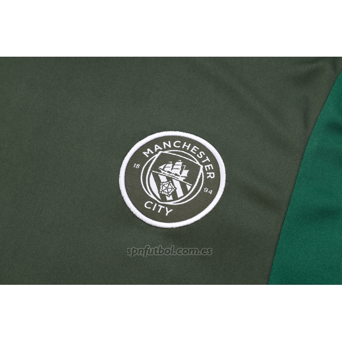 Chandal del Manchester City Manga Corta 2023-2024 Verde